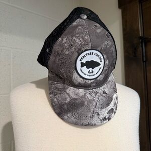 Realtree Fishing Black and Gray Fishing baseball Cap outdoor L/XL